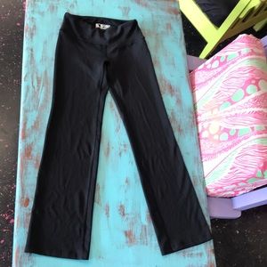 New Balance Black Flare Leg Athletic Legging Jogging Pants Track Gym Yoga